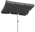 Schneider Sonnenschirm Locarno, anthrazit, 180 x 120 cm rechteckig, Gestell Stahl, Bespannung Polyester, 2.3 kg