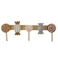 Bloomingville Rudy Garderobe Braun Holz Kindergarderobe 42 x 14 x 7 cm