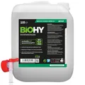 BiOHY Bodenreiniger (10 Liter Kanister) + Auslaufhahn | Konzentrat für alle Reinigungsgeräte und alle Hartböden | angenehmer Geruch und streifenfreie Reinigung | ideal für Laminat, PVC & Stein