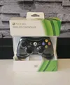Original Microsoft Xbox 360 Wireless Controller - Schwarz | inkl OVP Anleitung