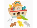 goki Spielzeug-Boot Meine kleine Arche Noah, (Set, 20-tlg., spar packung), aus hochwertigem Holz