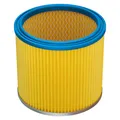 vhbw 1x Faltenfilter Ersatz für Kärcher 6.904-170.0, Einhell 2351110, Parkside 72800205, Lavor 3.752.0032 für Staubsauger - Patronenfilter, Blau Gelb