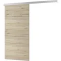 inova Holzschiebetür Eiche San Remo 880 x 2035 mm Komplettset mit Griffmuschel