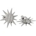 Liedeco Dekoklammer Sonne, Gardinen, Vorhänge, (Packung, 2-St), für Gardinen, Vorhänge weiß
