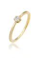 Verlobungsring "Diamant Weiß Brillantschliff (0.045 ct) 585 Gelbgold" Gold + weiß 0.03 ct P1 = bei 10-facher Vergrößerung erkennbare Einschlüsse 52 mm - 0.03 ct P1 = bei 10-facher Vergrößerung erkennbare Einschlüsse