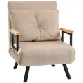 HOMCOM Schlafsofa Stahl, Polyester