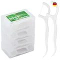Zahnseide Stick 200 Stück Y Form Zahnreiniger mit Zahnstocher Hal