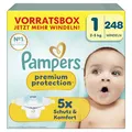 Pampers Premium Protection Größe 1, 248 Windeln, 2kg-5kg, unser Nr. 1 Haut- und Auslaufschutz