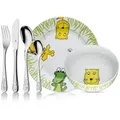 WMF Kinderbesteck Safari 6tlg. Cromargan Silber