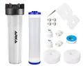 ARKA myAQUA Multifilter/Resinfilter, 4000ml - Vielseitiger Filter für Osmoseanlagen & Aquarien, inkl. Filterkartusche & Zubehör, Anschlüsse: 1 Zoll, 3/4 Zoll, 1/4 Zoll