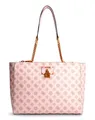 GUESS CENTRE Stage Society Tote Shell, Damentasche Handtasche Schultertasche