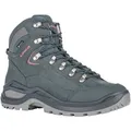 Lowa Renegade Evo GTX Mid Wanderschuhe Damen steelblue/old rose- Gr. 41.5