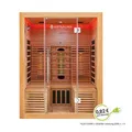 Artsauna Infrarotkabine Wärmekabine Helsinki 150 mit Dual-Technologie & Hemlockholz