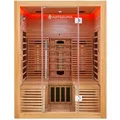 Artsauna Infrarotkabine Wärmekabine Helsinki 150 mit Dual Technologie und Hemlockholz