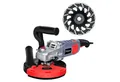 Fanzwork Winkelschleifer Betonschleifer Betonfräse 2000W Set mit 180mm Diamantschleiftopf, Ideal für Beton, Estrich und Fliesenkleber Schleifen