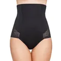 Susa Miederslip Highwaist-Panty Milano (Stück, 1-St) Bauchformend schwarz 48