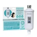 Duschfilter Gegen Kalk und Chlor Wasserfilter Dusche Haarpflege Hautschutz for Hard Water Wasserenthärter Ökologisch Zertifiziert Shower Head Filter Antikalk Effizient Nachhaltig Kalkfilter ALKANATUR