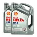 SHELL Helix HX8 5W-30 ECT Motorenöl MB 229.51, VW 507 00, MB 229.31, 2x5 Liter