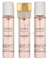 Chanel Coco Mademoiselle Geschenkset 3x Eau de Toilette Refill 20Ml - Twist and