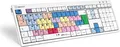 Logickeyboard LKB-MCOM4-CWMU-DE. Tastatur Formfaktor: Standard. Tastatur-Stil: Gerade. Übertragungstechnik: Verkabelt, Geräteschnittstelle: USB, Tastatur-Schlüsselschalter: Mechanischer Switch, Tastaturaufbau: QWERTZ. Kabellänge: 1,5 m. USB-Hub, Empfohlene Benutzung: Büro. Produktfarbe: Mehrfarbig (LKB-MCOM4-CWMU-DE)