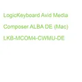 LogicKeyboard Avid Media Composer ALBA DE (Mac) LKB-MCOM4-CWMU-DE