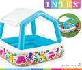 Intex Sonnenschirm Aquarium Pool, Bunt, 157x157x122 cm, 57470, Farben sortiert