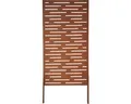 Sichtschutzwand floraworld Querstreifen Corten 90 x 180 cm rost