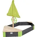 EXIT Aksent Holzsandkasten Boot Grau 190x90cm FSC®