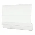 Loberon Faltrollo Fides, Elegantes Design, Höhenverstellbar, Sichtschutz, Fensterdekoration, Baumwolle, weiß
