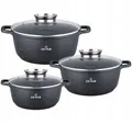 Zilner 6-teiliges Topfset 20/22/26cm Topfset Induktion, Töpfe beschichtet ZL8915