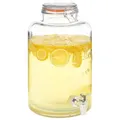 Wasserspender XXL Mit Zapfhahn Transparent 8 L Glas