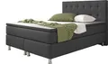 Inter Handels Boxspringbett Köln 140x200 Webstoff Anthrazit