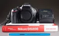 Nikon D D5200 24.1 MP Digitalkamera Nur Gehäuse 13.000 Auslösungen Gut