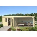 Lasita Gartenhaus St Louis 681 cm x 292 cm Natur/Unbehandelt