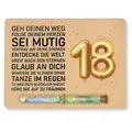 Verpackung für Geldgeschenke Geburtstag 1823 x 17 cm Geldgeschenk Verpackung ...