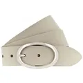 Vanzetti Ledergürtel Dornschließe beige 105