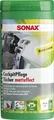 SONAX 04128000  CockpitPflegeTücher Matteffect Green Lemon Box 25 Stück