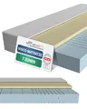AM Qualitätsmatratzen 7 Zonen Viscoschaum Matratze 180x200 H3 - Made in Germany - Oeko TEX zertifizierte Memory Schaum Matratze 180x200-20 cm Hoch - Hybridschaummatratze 180x200 H3 mit Viscoauflage