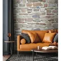 living walls Vliestapete Livingwalls The Wall II, Steinmauer, beige, braun