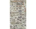 Fototapete Vlies 39251-1 The Wall II Grobe Steinwand Braun Grau 3-tlg. 159 x 280