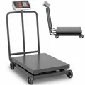 Industriewaage auf Rädern, 600 kg / 100 g, LCD-Display