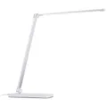 Lightbox LED Tischlampe mit CCT (2700-6500 K) & Wireless Charging & 3-Stufen-Touchdimmer & USB | einstellbar | 38 cm | weiße Schreibtischleuchte für das Büro | 610 lm | aus Kunststoff/Metall