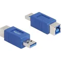 DELOCK 67217 - USB 3.0 Adapter, A Stecker > B Buchse, blau