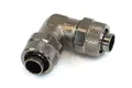 Schraub Verbinder L-Stück für 13/10mm Schlauch - black nickel