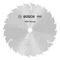 Bosch Pro Wood cordless Kreissägeblatt, 184 x 2,2 x 16 mm, 24 Zähne, für Akku-Handkreissägen - 2608640795