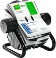 Durable Rollkartei Visifix, für 400 Karten, schwarz 185586