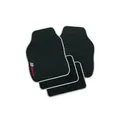 PETEX Fußmatten Universal Rand silber Material Polyester Fußmatte,Fußmattensatz Grau  11380018