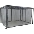 Hesperide - Mückennetz Für Gartenlaube Belize Schiefergrau - Für Belize 132373, Polyester (4 Mückennetz) - Hespéride