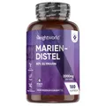 Mariendistel Kapseln - 2000mg Pulver - Mit 80% Silymarin - 180 Stück für 6 Monate Vorrat - Vegan & Frei von Magnesiumstearat - WeightWorld