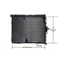 Kondensator, Klimaanlage MAHLE AC 133 000S